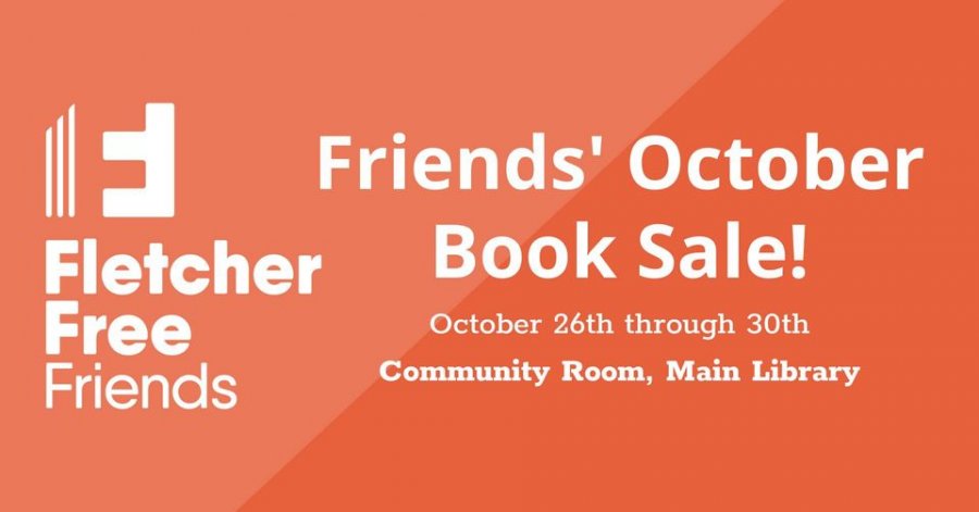 Fletcher Free Library Friends' October Book Sale