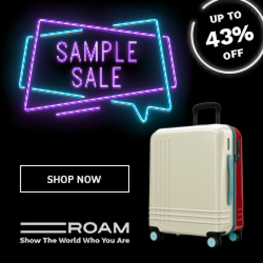 ROAM Luggage Sample Sale